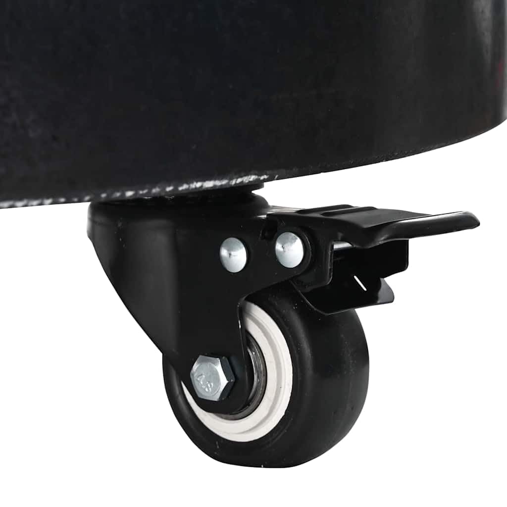 vidaXL Base per ombrellone 30kg Nero Granito e Acciaio Inossidabile