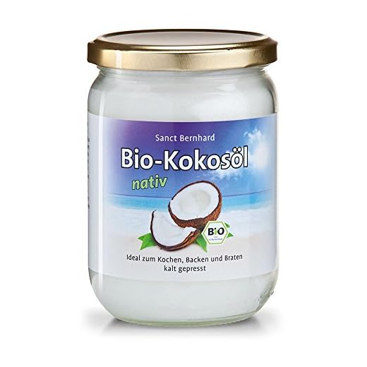 Sanct Bernhard Aceite de Coco organico - Virgen Extra - 500ml
