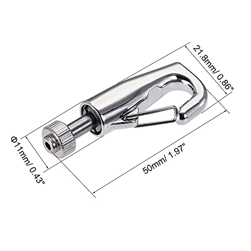 Image of uxcell Picture Hanging Wire Hook, 4pcs 7.5mm Open Adjustable Copper Hooks for Home Picture Art Gallery Picture Display Kit
