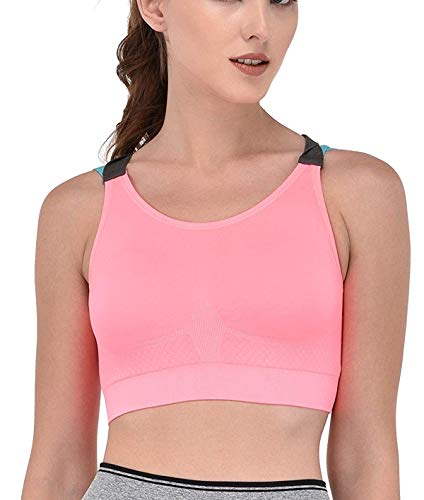 Image of Dilency Sales Racer Back Sports Bra for Women's /Girls (Gym,Yoga,Running,Workout) (Removable Pads) (30 to 34 Size)