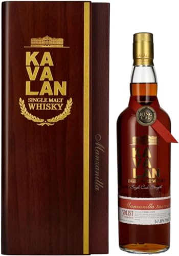 Kavalan SOLIST Manzanilla Cask 58,6% Vol. 0,7l in Holzkiste