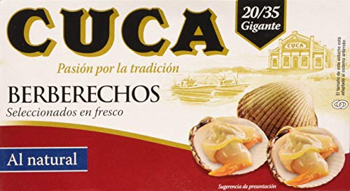 Cuca Berberechos De Las Rías Al Natural. 20/35 Gigante, 115 g
