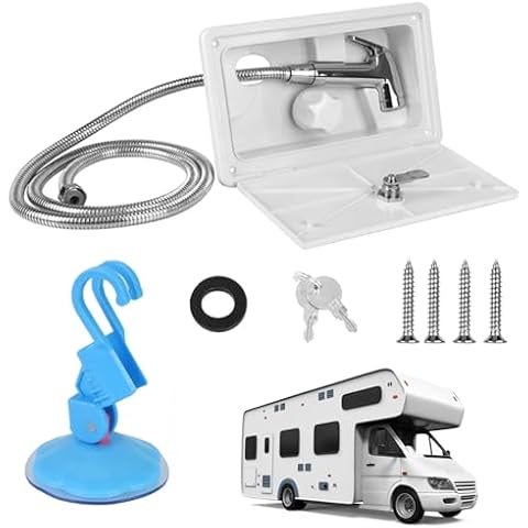 Douche extérieure Aisny pour camping-car Cover