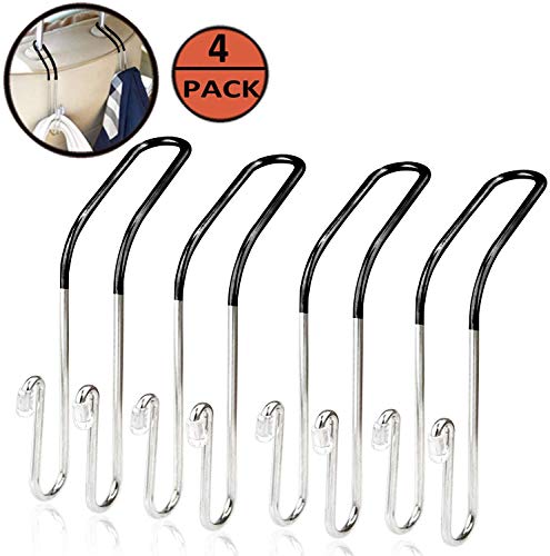 EldHus Car Hook Headrest Hooks, Car Vehicle Back Seat Hanger Holder Hook