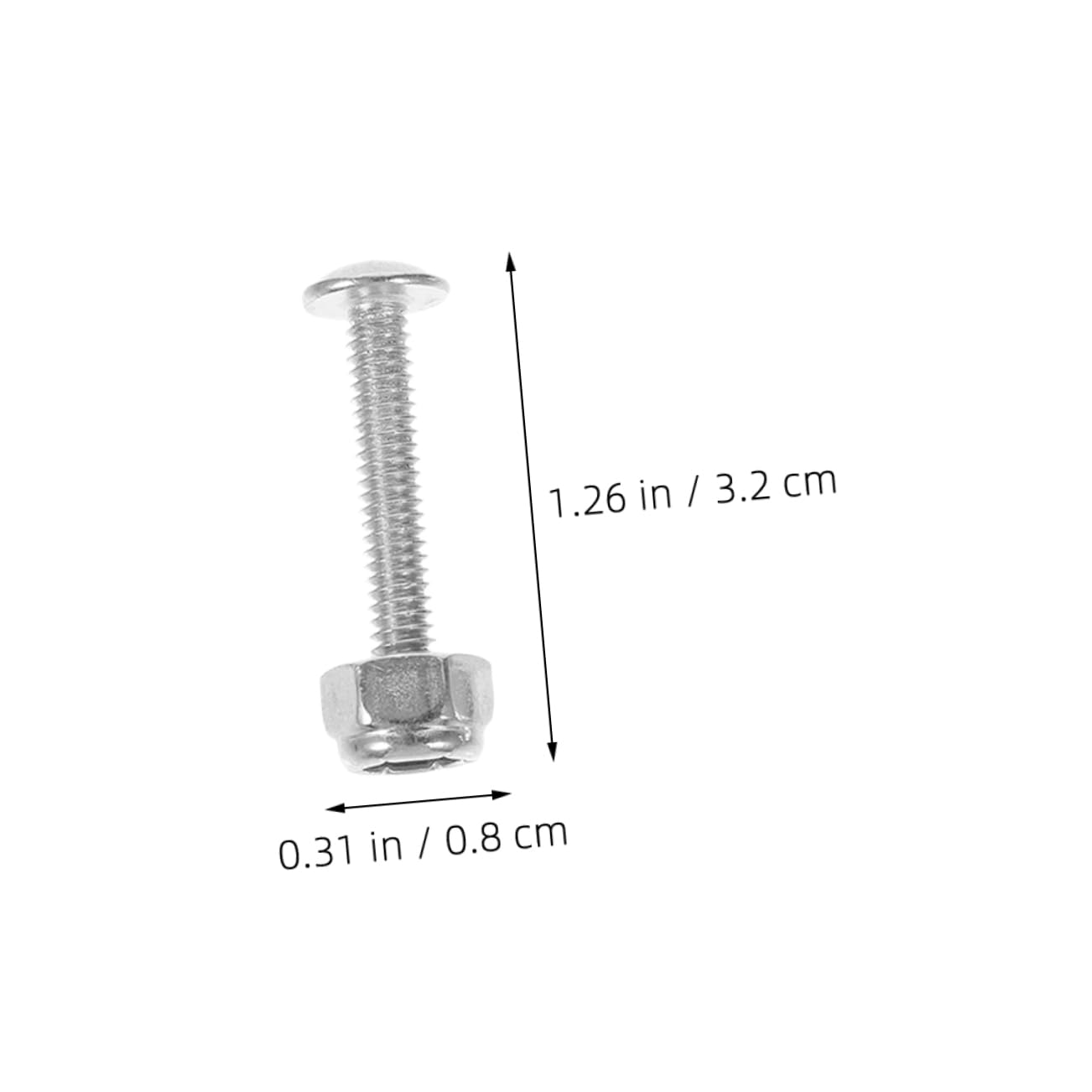 Toddmomy 6pcs Foosball Table Fixing Screws Gaming Desk Screws for Soccer Table Repair Performance Replacement Nuts and