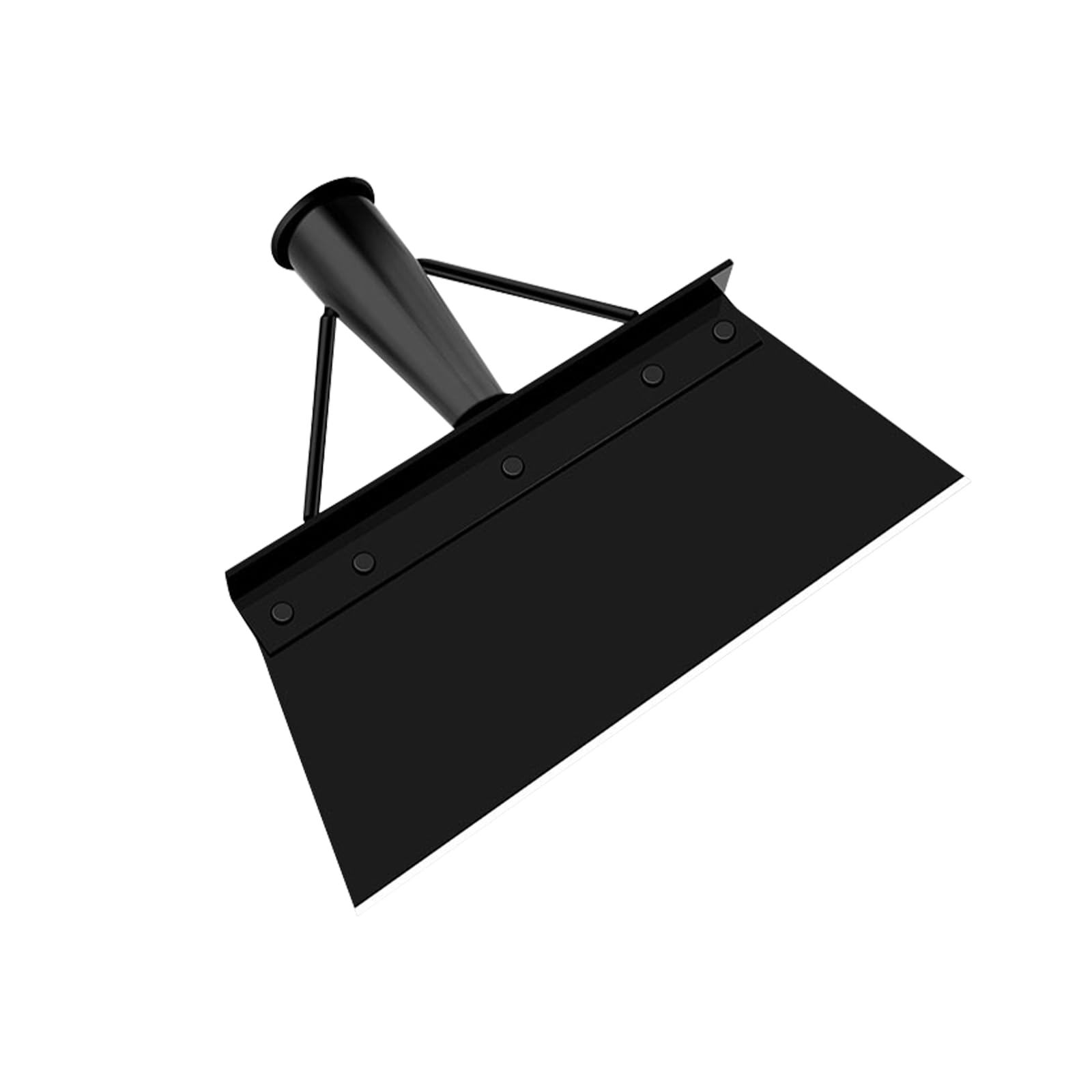 Pala da giardino multifunzionale, pala in acciaio inox per la pulizia di erbacce e muschio, pala per la pulizia del giardino, diserbo, piante, dispositivo agricolo diserbante (38 cm, nero)