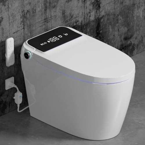 Image of LOUPUSUO Luxury Smart Toilet with Foam Shield Auto-Open /Close Lid