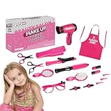 Divertimento per lo styling dei capelli: lascia che la tua bambina la gioia del design del salone con questo giocattolo da parrucchiere per ragazze, completo di realistici per un gioco di styling dei capelli più coinvolgente.