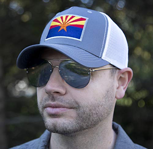 Image of International Tie State Hat for Men and Women, Adjustable Snapback Trucker Baseball Cap with Embroidered Patch