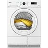 Zanussi ZDHF284W Wäschetrockner mit Wärmepumpe, 8 kg, Inverter-Motor, Anti-Falten-Programm, XXL-Tür, EcoFlow-Filter, LCD-Display, Streulicht, Weiß, A++/B