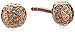gorjana Carmel Tiny Hammered Rose Gold Stud Earrings