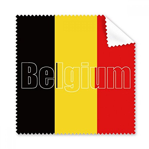 Chiffon microfibre drapeau Belgique pour lunettes et écrans x5