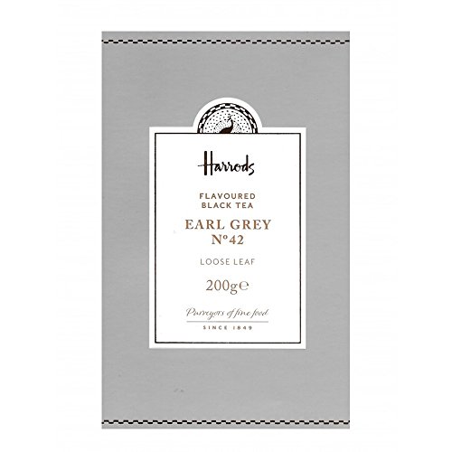 Harrods London. No. 42 Earl Grey Blend Loose Leaf Tea 200g (1 Pack) NEW RANGE Seller Product Id HEB2 - USA Stock