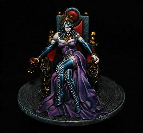 Figura de resina 54mm Vampire Woman con base miniatura 1