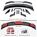 Autrix Rear Trunk Spoiler for 2024-2025 Ford Mustang EcoBoost GT Premium Dark Horse S650, Mustang Rear Spoiler Performance Style with Gurney Flap and Wickerbill Gloss Black