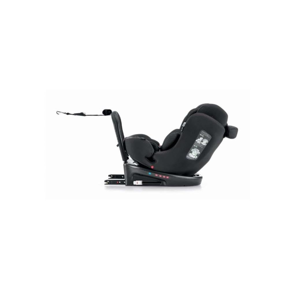 GT I-Size Auto-Kindersitz Reboarder, Gruppe 1/2, 9-18 kg, 76-150 cm, Schwarz