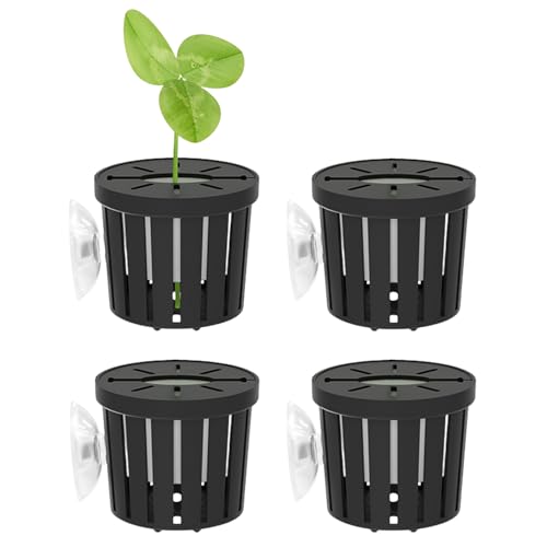 Macetas para plantas de acuario, decoración de paisajismo con ventosas, cesta para plantas de pecera, para apartamento, sala de estar, dormitorio, sala de estudio, Navidad, inauguración de la casa