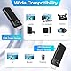 DanDun Wireless HDMI Transmitter and Receiver, Plug&Play, tragbares Extender-Kit mit 1080P Ausgang, drahtlose HDMI Übertragung unterstützt VideoStreaming vom Laptop zum HDTV/Projektor