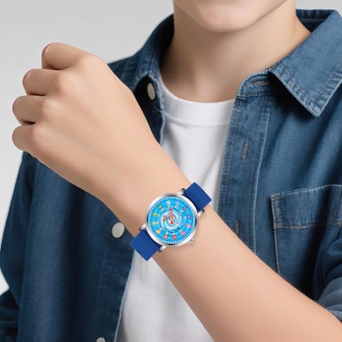 Kids Watch - Analog Watches for Kid - Astronaut for Boys Girls Ages 7-10, 8-12, Learning Time Teaching Tool2