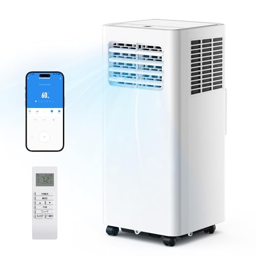 EUHOMY 14,000 BTU Portable Air Conditioners, 5-in-1 Portable AC Unit with Cool, Heat, Dehumidifier,...