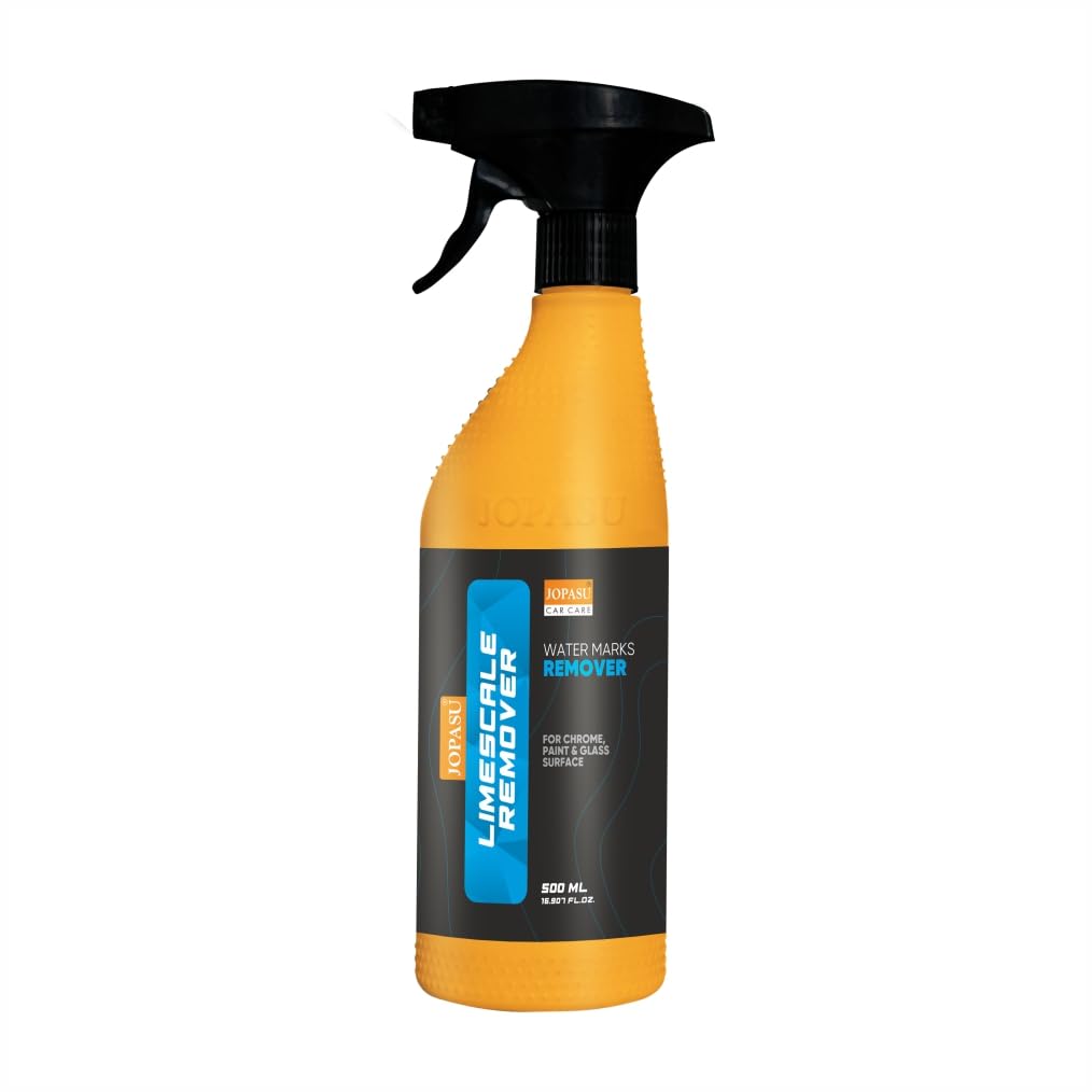Jopasu Lime Scale Remover 500ml | Hard Water Spot & Stain Remover for Car Paint, Chrome, Glass, Vinyl | Limescale Cleaner for Automotive & Household Surfaces