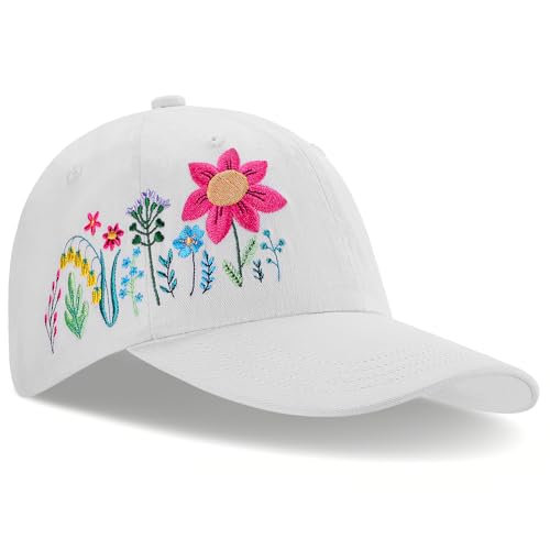 Image of Biggun Trendy Embroidered Baseball Cap for Girls Women Men - Adjustable Soft Breathable Hats for Casual Wear