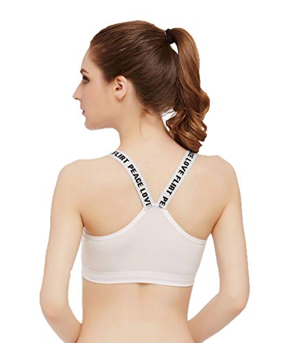 Image of Women's Nylon & Cotton Lightly Padded Non-Wired Sports Bra