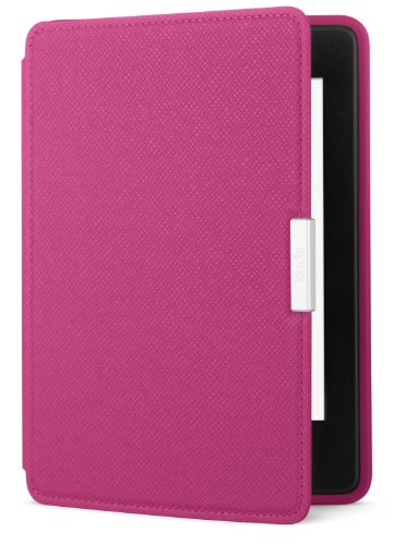 Amazon Kindle Paperwhite Leather Case, Ink Fuchsia - fits all Paperwhite generations prior