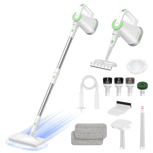 FEPPO Steam Mop with Detachable Handheld Steam Cleaner for Home and Floor Cleaning, 10-in-1...