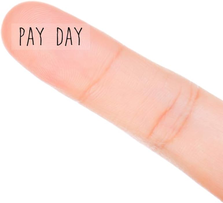 Pay Day Monthly Planner Stickers, 120 Clear Reminder Labels Calendar Scrapbooking Crafting Stickers