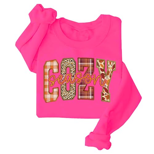 Cozy Season Sweatshirt Retro Fall Sweatshirt Autumn Fall Season Sweatshirts