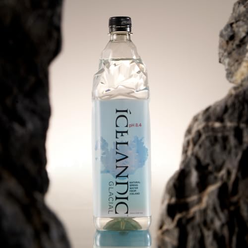 Miniatura 7 de Icelandic Glacial Agua Premium Sin Gas 1l Botellas De Pet Reciclado X 12 Por Paquete Alcalina Bajo Ph, Empaque Reciclado, Sin Bpa, Carbono Neutral Desde El Manantial Islandés. Bajo Contenido De Tds.