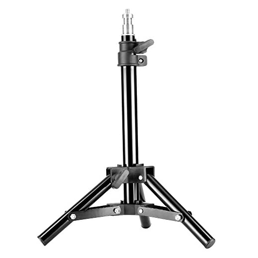 Neewer 10078479 mini aluminium bakgrundsbelysning stativ (81,2 cm (32 tum) för reflektor/softbox/belysning/parasoll