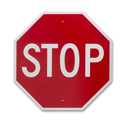 Stop Signs - Engineer Grade Prismatic (EGP) 3M Reflective DOT Spec. Street Legal (24" Stop Sign EGP)