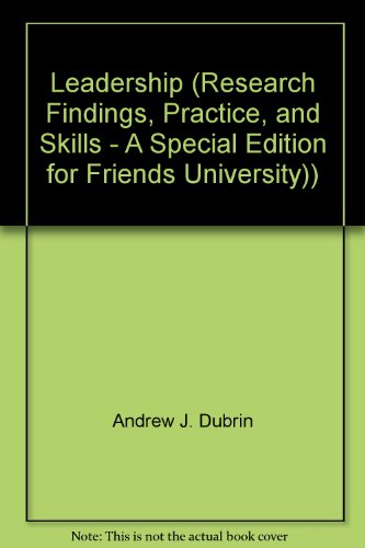 Leadership (Research Findings, Practice, and Sk... 0618627049 Book Cover