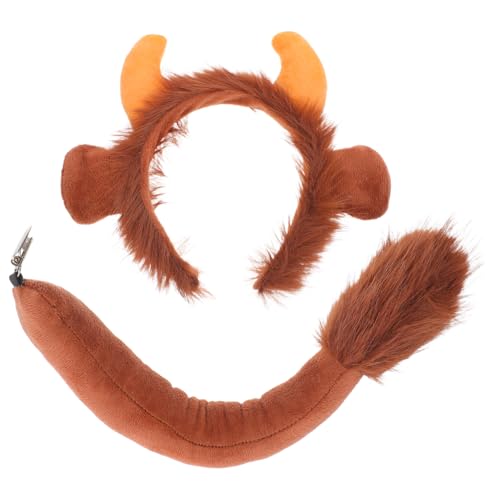Holibanna Diadema De De Buey Accesorio Para Disfraz De Animal Decoración Para Fiesta