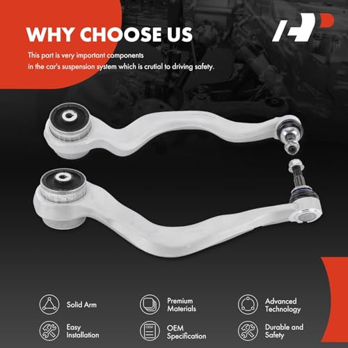 A-Premium 2 x Front Forward Lower Control Arm - Compatible with BMW 2013-2019 320i, 328d, 328i, 335i, 340i, 328i GT, 428i, 430i, 228i xDrive - Image 6