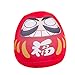 Juguete de Peluche Daruma, muñeco de Peluche japonés de la Suerte, Almohada Tradicional con Encanto, Mascota de la Fortuna, cojín para sofá, decoración del hogar