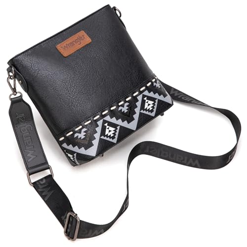Image of Wrangler Crossbody Purses for Women Two Tone Crossbody Bags Women Purses and Handbags