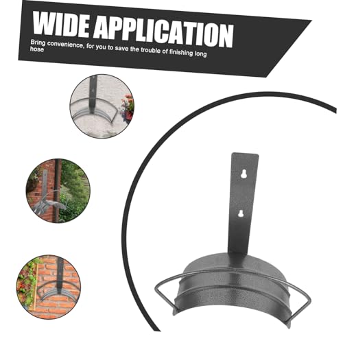 Support pour tuyau d'arrosage Milisten en fer robuste avec structure durable - 8