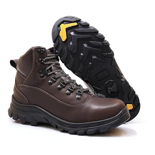 Bota Coturno Masculino Adventure Casual (41, Cafe)