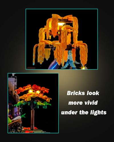 Image of LED Light Kit for Lego 11372 Autumn Cottage Garden Set,Compatible with Lego 11372 Building Blocks Model(Not Include Blocks Set)