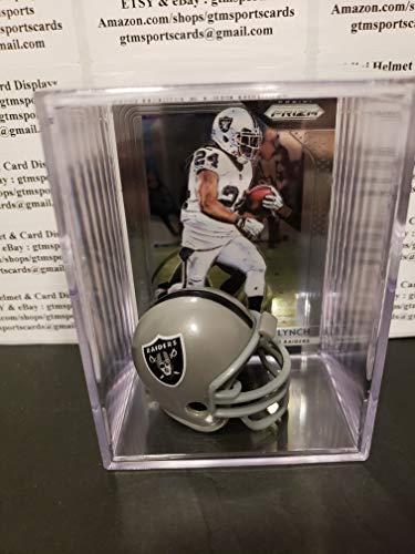Marshawn Lynch Oakland Raiders Mini Helmet Card Display Collectible RB