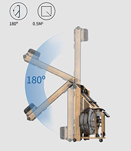 Image of Home Rowing Machines, Water Rowing Machine Home Foldable Commercial Water Resistance Rowing Machine Aerobic Exercise Fitness Equipment with LCD Display