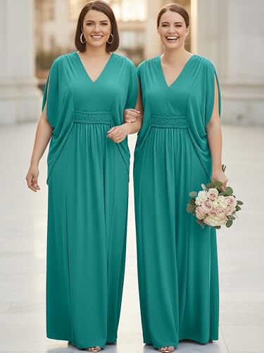 Image of KOH KOH Womens Long V-Neck Grecian Goddess Wedding Guest Maxi Dress Gown