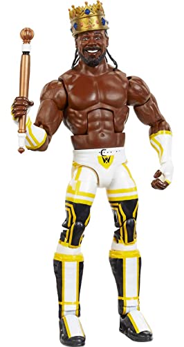 Mattel WWE King Woods Elite Collection Action Figure, Deluxe Articulation & Life-like Detail with Iconic Accessories, 6-inch - Image 3