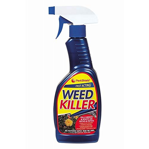 4 x Pest Shield Fast acting weed Killer 500ml spray Powerful glyphosate formula