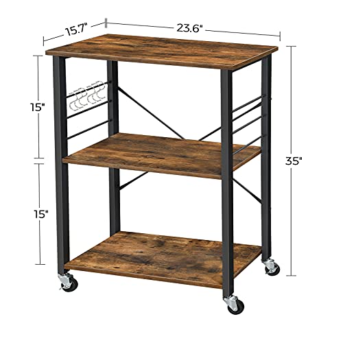 Commercial Restaurant Serving Cart
