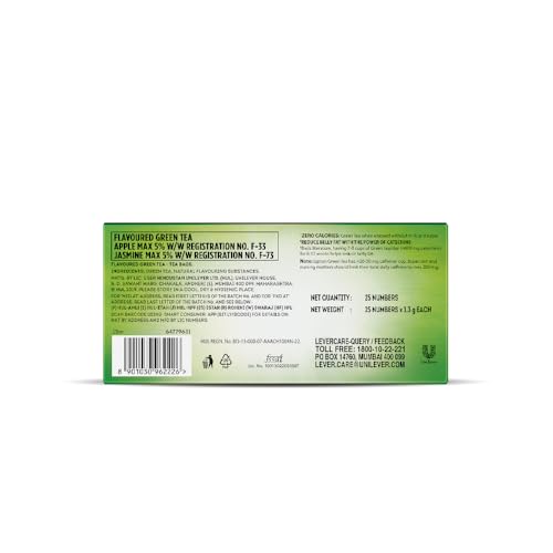 Image of Lipton Clear & Light Green Tea Bags 25 pcs (Pack of 3)