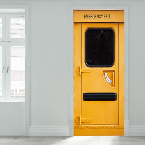 Papier peint autocollant de porte 3D artfanke pour un salon moderne et chaleureux